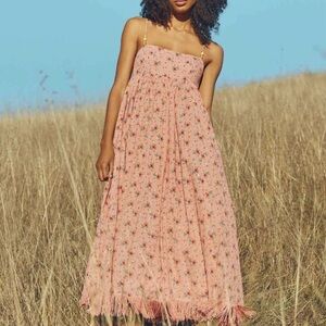 EDDY Floral Pink Maxi Dress